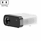 GX100 800x480 1800 Lumens Portable Home Theater LED HD Digital Projector,Basic Version,US Plug(White) - 1