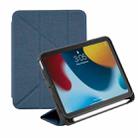 MOMAX TPU+PU Horizontal Flip Leather Tablet Case with Holder & Pen Slot & Sleep / Wake-up Function For iPad mini 6(Blue) - 1
