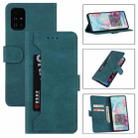 For Samsung Galaxy A02s EU Version Reverse Buckle Horizontal Flip PU Leather Case with Holder & Card Slot & Wallet(Lake Blue) - 1