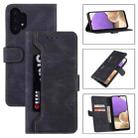 For Samsung Galaxy A32 5G Reverse Buckle Horizontal Flip PU Leather Case with Holder & Card Slot & Wallet(Black) - 1