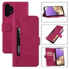 For Samsung Galaxy A32 5G Reverse Buckle Horizontal Flip PU Leather Case with Holder & Card Slot & Wallet(Wine Red) - 1