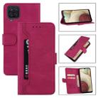 For Samsung Galaxy A42 5G Reverse Buckle Horizontal Flip PU Leather Case with Holder & Card Slot & Wallet(Wine Red) - 1