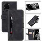 For Samsung Galaxy A52 5G / 4G Reverse Buckle Horizontal Flip PU Leather Case with Holder & Card Slot & Wallet(Black) - 1