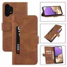 For Samsung Galaxy Note10+ Reverse Buckle Horizontal Flip PU Leather Case with Holder & Card Slot & Wallet(Brown) - 1