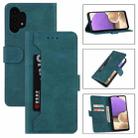 For Samsung Galaxy Note10+ Reverse Buckle Horizontal Flip PU Leather Case with Holder & Card Slot & Wallet(Lake Blue) - 1