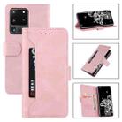 For Samsung Galaxy Note20 Ultra Reverse Buckle Horizontal Flip PU Leather Case with Holder & Card Slot & Wallet(Rose Gold) - 1