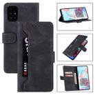 For Samsung Galaxy S20 Reverse Buckle Horizontal Flip PU Leather Case with Holder & Card Slot & Wallet(Black) - 1