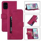 For Samsung Galaxy S20 Reverse Buckle Horizontal Flip PU Leather Case with Holder & Card Slot & Wallet(Wine Red) - 1