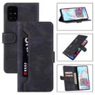 For Samsung Galaxy S20 FE Reverse Buckle Horizontal Flip PU Leather Case with Holder & Card Slot & Wallet(Black) - 1