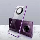 For Huawei Mate 30 Electroplated PC Glass Protective Case(Purple) - 1