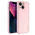 For iPhone 13 DUX DUCIS YOLO Series PU + PC + TPU All-inclusive Electroplating Shockproof Protective Case(Pink) - 1