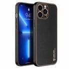 For iPhone 13 Pro Max DUX DUCIS YOLO Series PU + PC + TPU All-inclusive Electroplating Shockproof Protective Case (Black) - 1