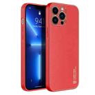 DUX DUCIS YOLO Series PU + PC + TPU All-inclusive Electroplating Shockproof Protective Case For iPhone 13 Pro Max(Red) - 1