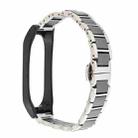 For Xiaomi Mi Band 6 / 5 Ceramics Watch Band(Three Beads Black) - 1