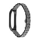 For Xiaomi Mi Band 6 / 5 Ceramics Watch Band(Five Beads Black) - 1