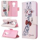 For Nokia 6.2 / 7.2 Colored Drawing Pattern Horizontal Flip PU Leather Case with Holder & Card Slots & Wallet(Deer) - 1