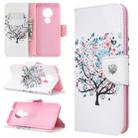 For Nokia 6.2 / 7.2 Colored Drawing Pattern Horizontal Flip PU Leather Case with Holder & Card Slots & Wallet(Tree) - 1