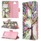 For Sony Xperia 20 Colored Drawing Pattern Horizontal Flip PU Leather Case with Holder & Card Slots & Wallet(Tree Of Life) - 1