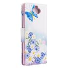 For Sony Xperia 20 Colored Drawing Pattern Horizontal Flip PU Leather Case with Holder & Card Slots & Wallet(Butterfly Love Flower) - 3