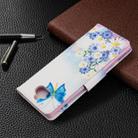 For Sony Xperia 20 Colored Drawing Pattern Horizontal Flip PU Leather Case with Holder & Card Slots & Wallet(Butterfly Love Flower) - 7