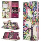 For Sony Xperia 5 / XZ5 Colored Drawing Pattern Horizontal Flip PU Leather Case with Holder & Card Slots & Wallet(Tree Of Life) - 1