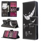 For Sony Xperia 5 / XZ5 Colored Drawing Pattern Horizontal Flip PU Leather Case with Holder & Card Slots & Wallet(Smirk) - 1