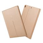 For iPad Pro 10.5 inch GEBEI PU+TPU Horizontal Flip Protective Case with Holder & Card Slots(Gold) - 1