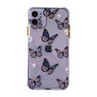 For iPhone 11 Pro Max Shockproof TPU Pattern Protective Case (Butterflies) - 1