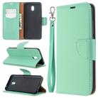 For Xiaomi Redmi  8A Litchi Texture Pure Color Horizontal Flip PU Leather Case with Holder & Card Slots & Wallet & Lanyard(Green) - 1