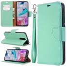 For Xiaomi Redmi  8 Litchi Texture Pure Color Horizontal Flip PU Leather Case with Holder & Card Slots & Wallet & Lanyard(Green) - 1