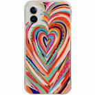 For iPhone 13 Shockproof TPU Pattern Protective Case(Camouflage Love) - 1