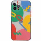 Shockproof TPU Pattern Protective Case For iPhone 11(Geometry) - 1