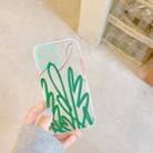 Shockproof TPU Pattern Protective Case For iPhone 12(Hand Drawn Green Lines) - 6