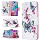 For Xiaomi Redmi 8 Colored Drawing Pattern Horizontal Flip Leather Case with Holder & Card Slots & Wallet(Peach Blossom Butterfly) - 1