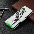 For Sony Xperia 20 Colored Drawing Pattern Horizontal Flip Leather Case with Holder & Card Slots & Wallet(Panda Bamboo) - 6