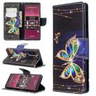 For Sony Xperia 5 / XZ5 Colored Drawing Pattern Horizontal Flip Leather Case with Holder & Card Slots & Wallet(Big Butterfly) - 1