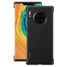 For Huawei Mate 30 Pro Original Huawei Shockproof PU Leather Protective Case(Black) - 1