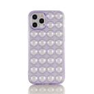 For iPhone 13 mini TPU Full Coverage Shockproof Bubble Case (Purple) - 1