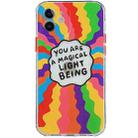 Shockproof TPU Pattern Protective Case For iPhone 13(Graffiti Letter) - 1