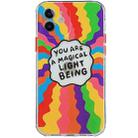 Shockproof TPU Pattern Protective Case For iPhone 12 mini(Graffiti Letter) - 1