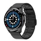 M103 1.35 inch IPS Color Screen IP67 Waterproof Smart Watch, Support Sleep Monitoring / Heart Rate Monitoring / Bluetooth Call / Music Playback, Style: Steel Strap(Black) - 1