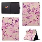 For iPad 4 Horizontal Flip Leather Case with Holder & Card Slot & Sleep / Wake-up Function(Pink Marble) - 1