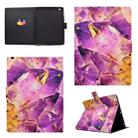 For iPad 4 Horizontal Flip Leather Case with Holder & Card Slot & Sleep / Wake-up Function(Amethyst) - 1