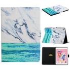 For iPad 10.2 / 10.5 TPU Horizontal Flip Leather Case with Holder & Card Slot & Sleep / Wake-up Function(Ocean) - 1