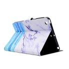For iPad Mini 1 / 2 / 3 / 4 / 5 TPU Horizontal Flip Leather Case with Holder & Card Slot & Sleep / Wake-up Function(Ocean) - 4