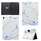 For iPad Pro 10.5 inch TPU Horizontal Flip Leather Case with Holder & Card Slot & Sleep / Wake-up Function(White Marble) - 1