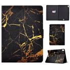 For iPad Pro 11 inch (2018) TPU Horizontal Flip Leather Case with Holder & Card Slot & Sleep / Wake-up Function(Black Gold) - 1