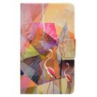 For Galaxy Tab A 7.0 (2016) T280 TPU Horizontal Flip Leather Case with Holder & Card Slot & Sleep / Wake-up Function(Flamingo) - 2