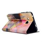 For Galaxy Tab A 7.0 (2016) T280 TPU Horizontal Flip Leather Case with Holder & Card Slot & Sleep / Wake-up Function(Flamingo) - 7