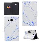 For Galaxy Tab A 7.0 (2016) T280 TPU Horizontal Flip Leather Case with Holder & Card Slot & Sleep / Wake-up Function(White Marble) - 1